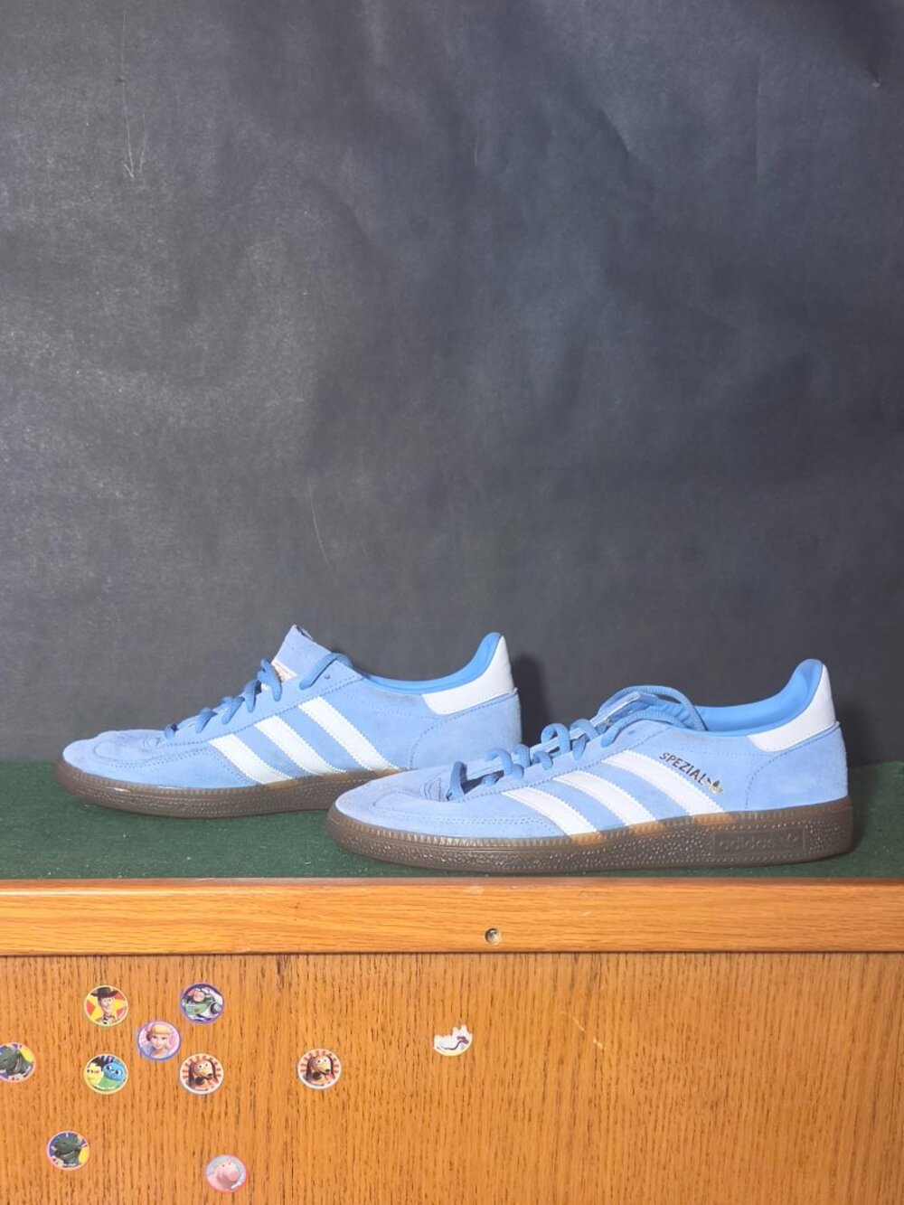 Adidas Handball Spezial Sneakers Light Blue Suede